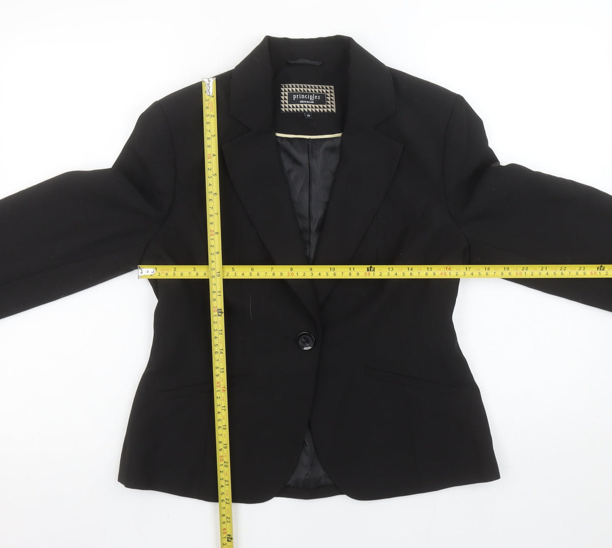 Principles by Ben de Lisi Black Women's Size 12 Tailored Blazer
