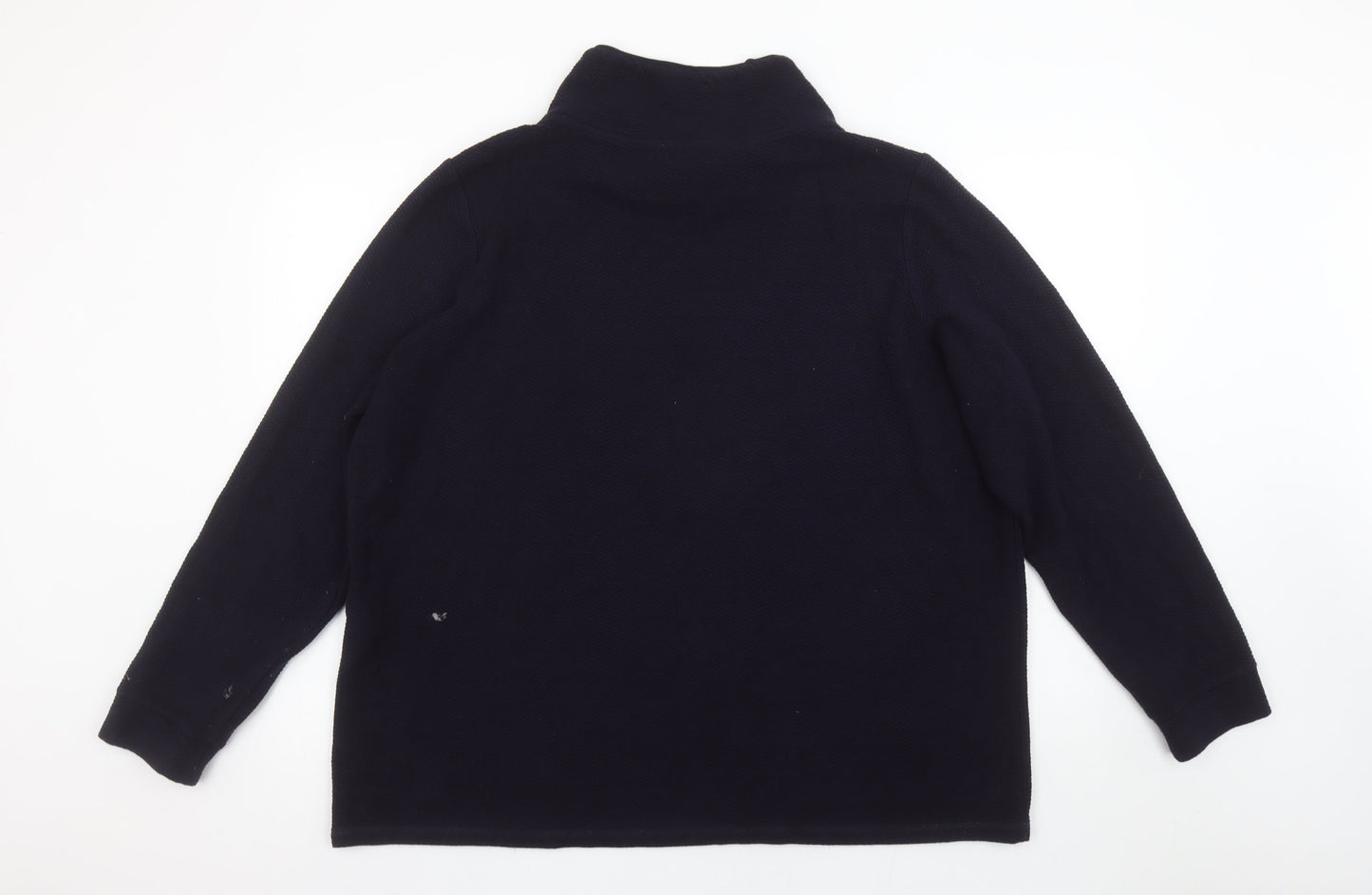 Cecil Unisex Black High Neck Knit Pullover Sweatshirt L