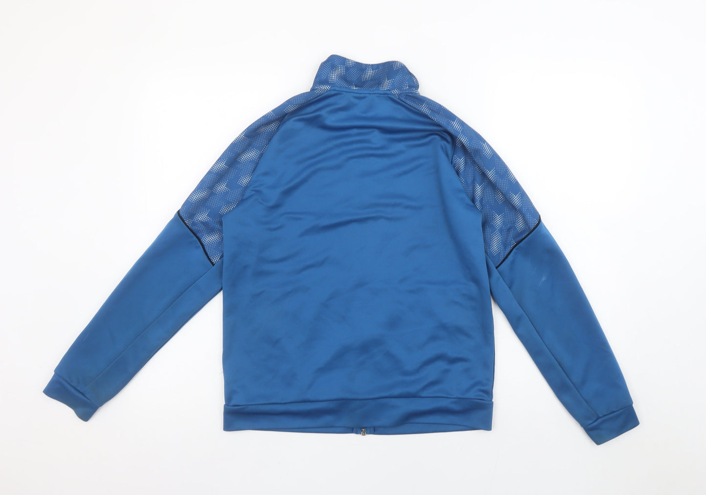 Puma Boys Blue Full Zip Active Sweatshirt 13-14 Years 164 Regular Fit
