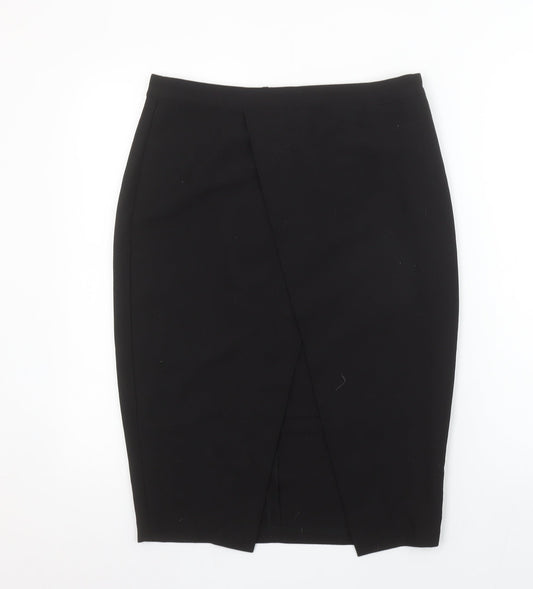 Forever 21 Women Black Size 12 Pencil Skirt Stretch Workwear