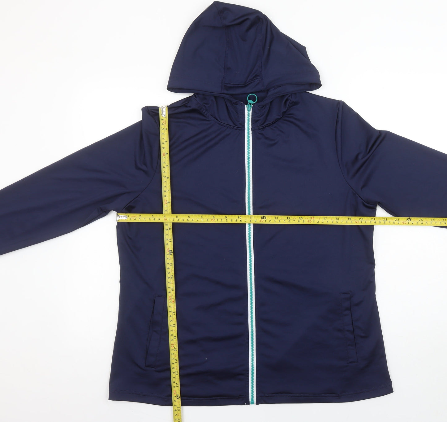 Dunnes Stores Women’s Navy Full Zip Hoodie Large Polyester Blend