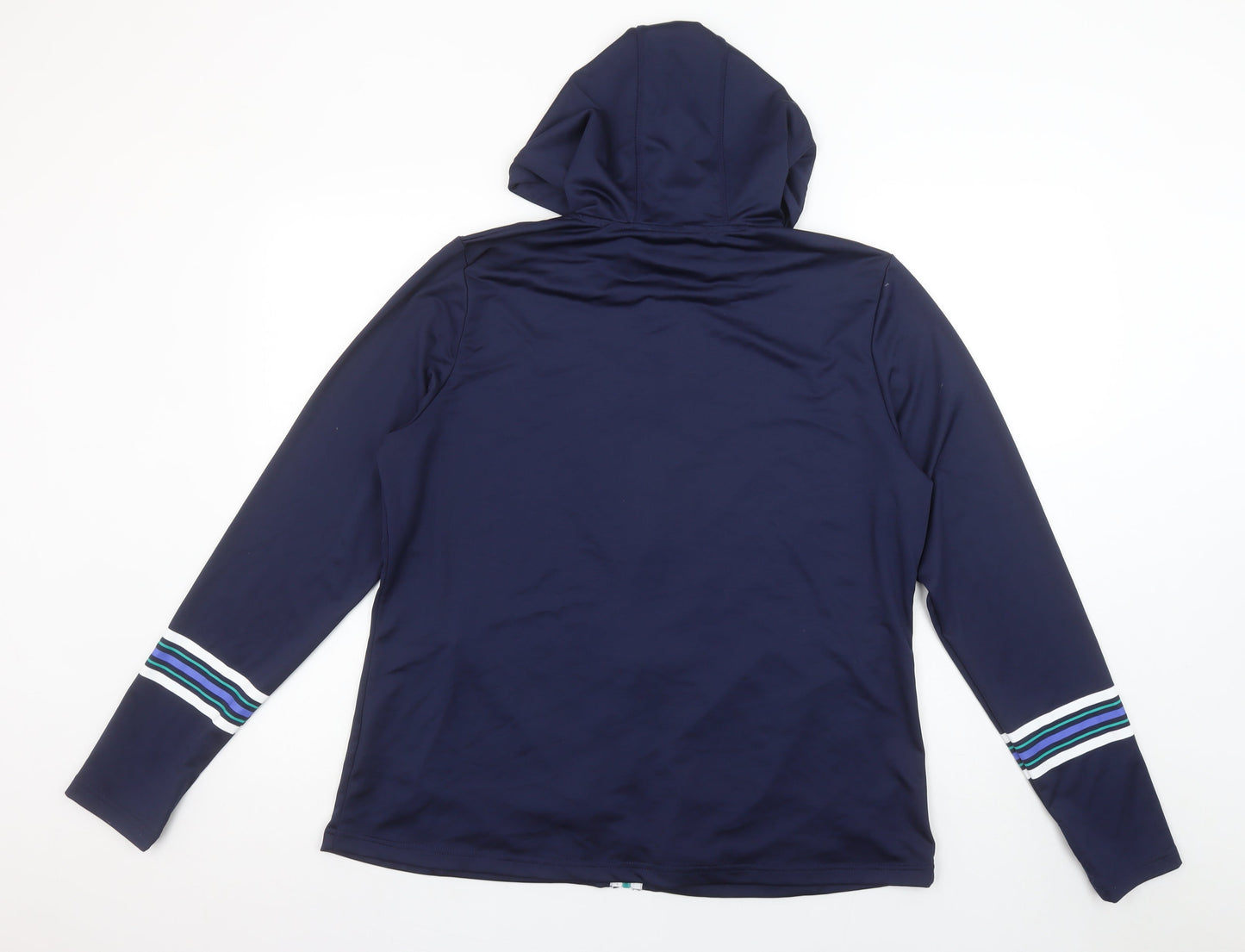 Dunnes Stores Women’s Navy Full Zip Hoodie Large Polyester Blend