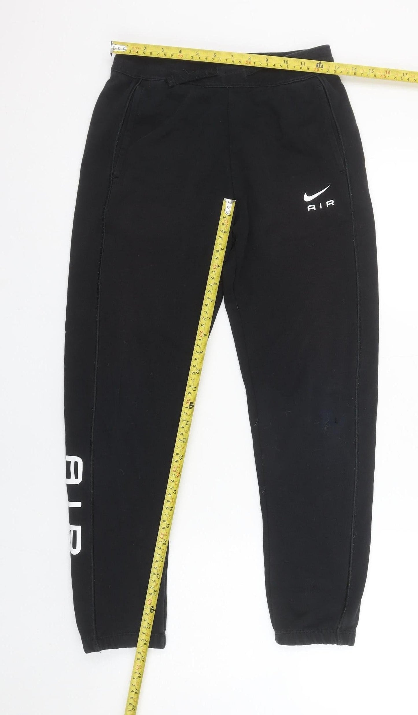 Nike Boys Black Jogger Sweatpants 14 Years Cotton Blend Sports Trousers