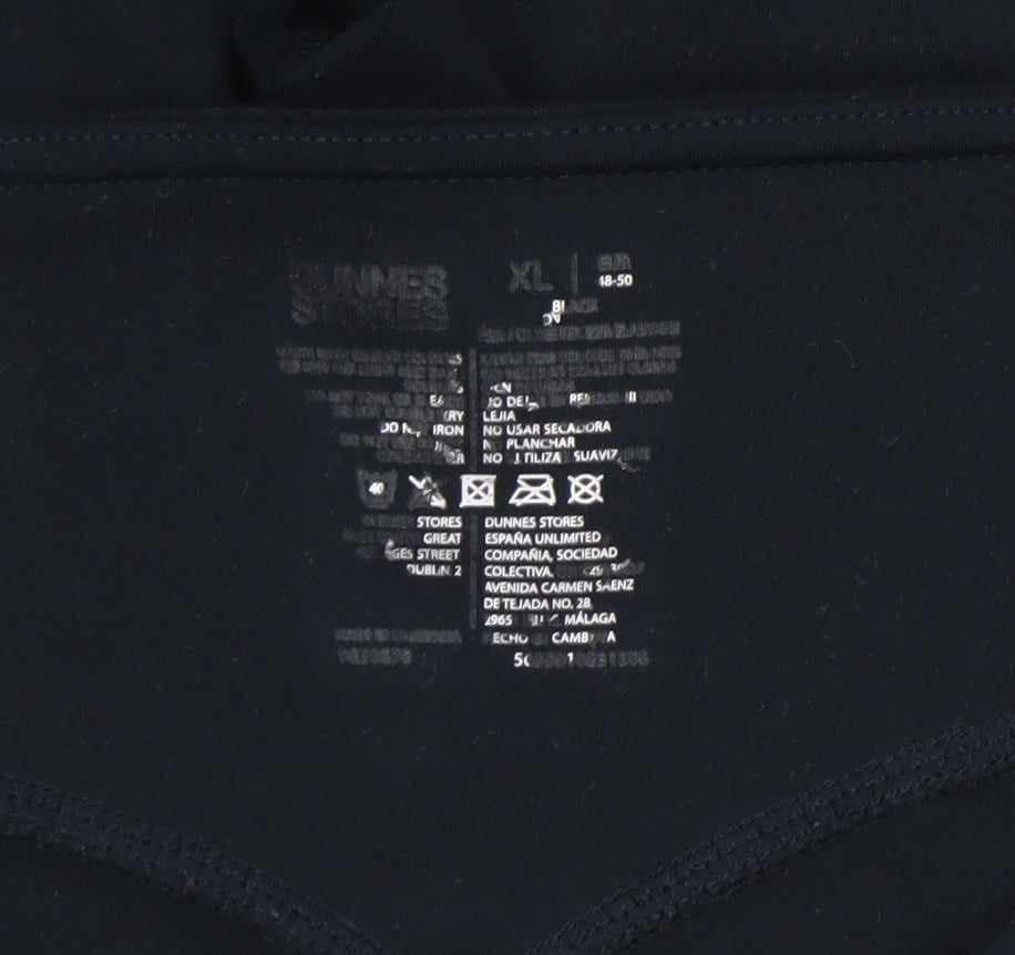 Dunnes Stores Women Black XL Slim Fit Stretch Activewear Leggings