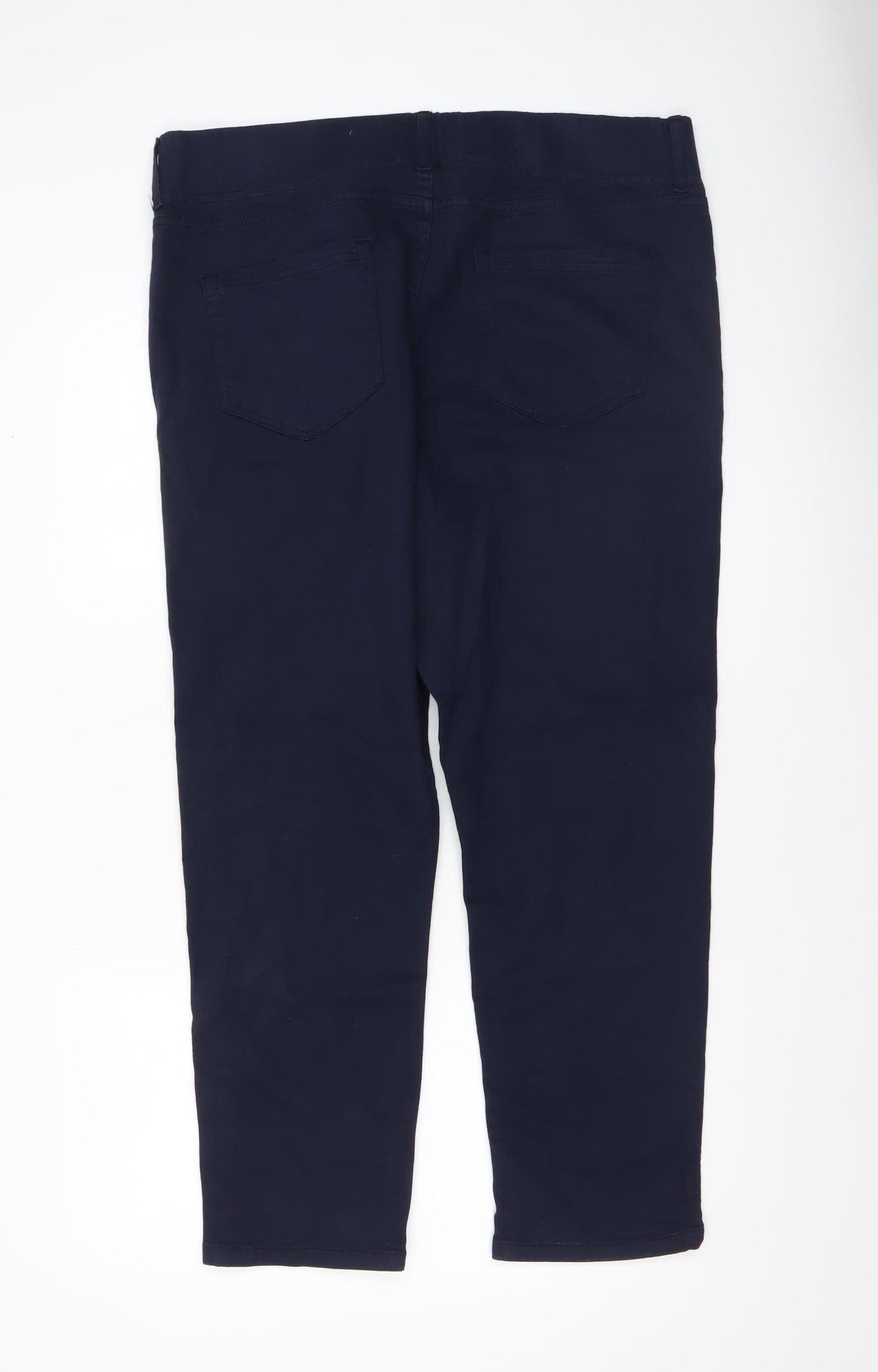 Gerard Womens Blue Cotton Stretch Jegging Trousers Size 18