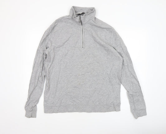 Regatta Men’s Grey XL 1/4 Zip Sweatshirt Lightweight Top