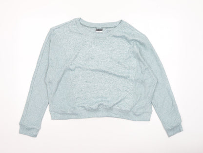 Beloved Women's Blue Knit Pullover Jumper Size L Relaxed Fit