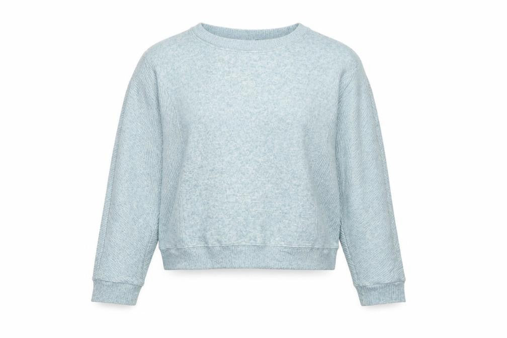 Beloved Women's Blue Knit Pullover Jumper Size L Relaxed Fit