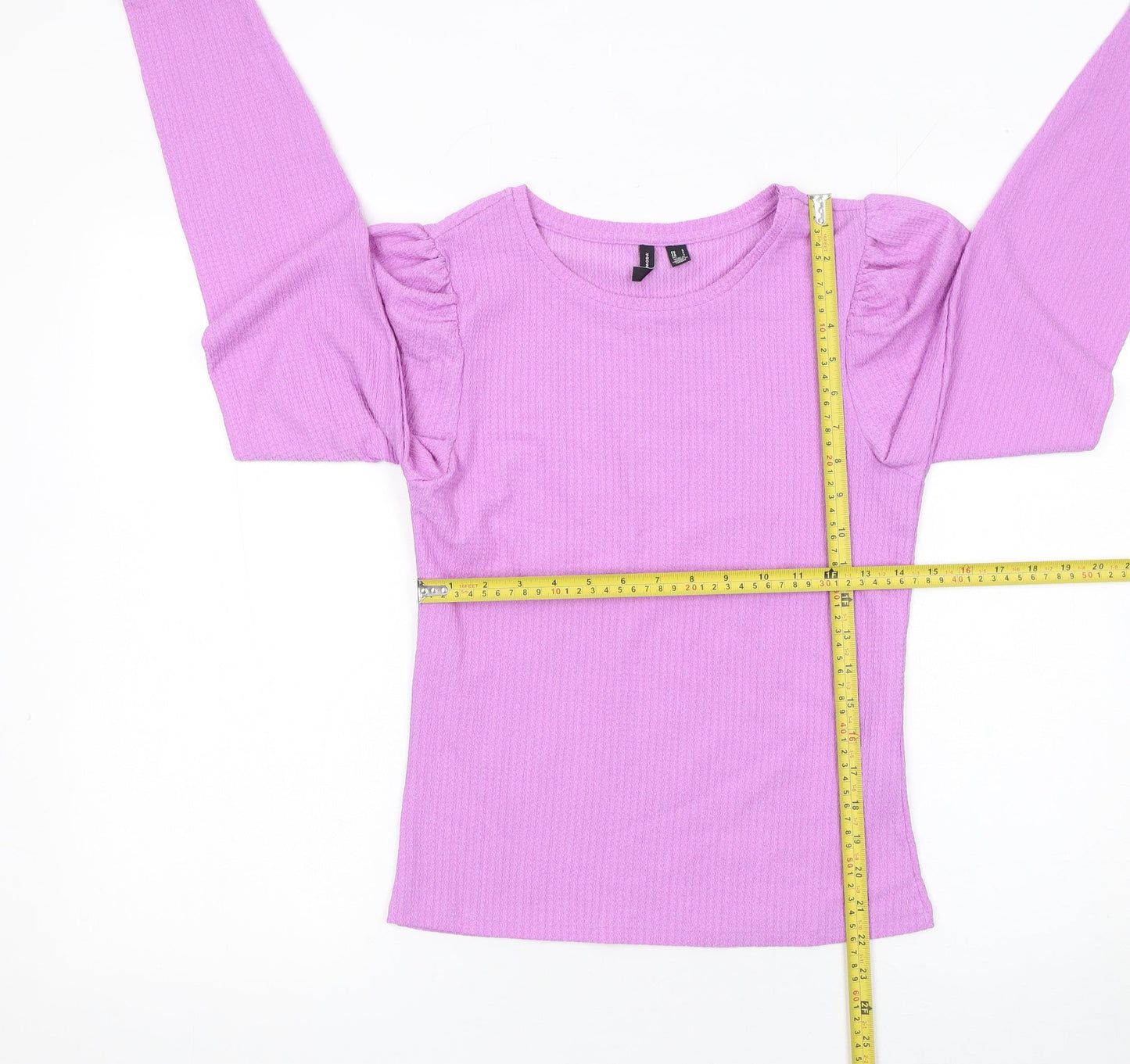 Vero Moda Women’s Purple Puff Sleeve Long Sleeve Knit Top Size S