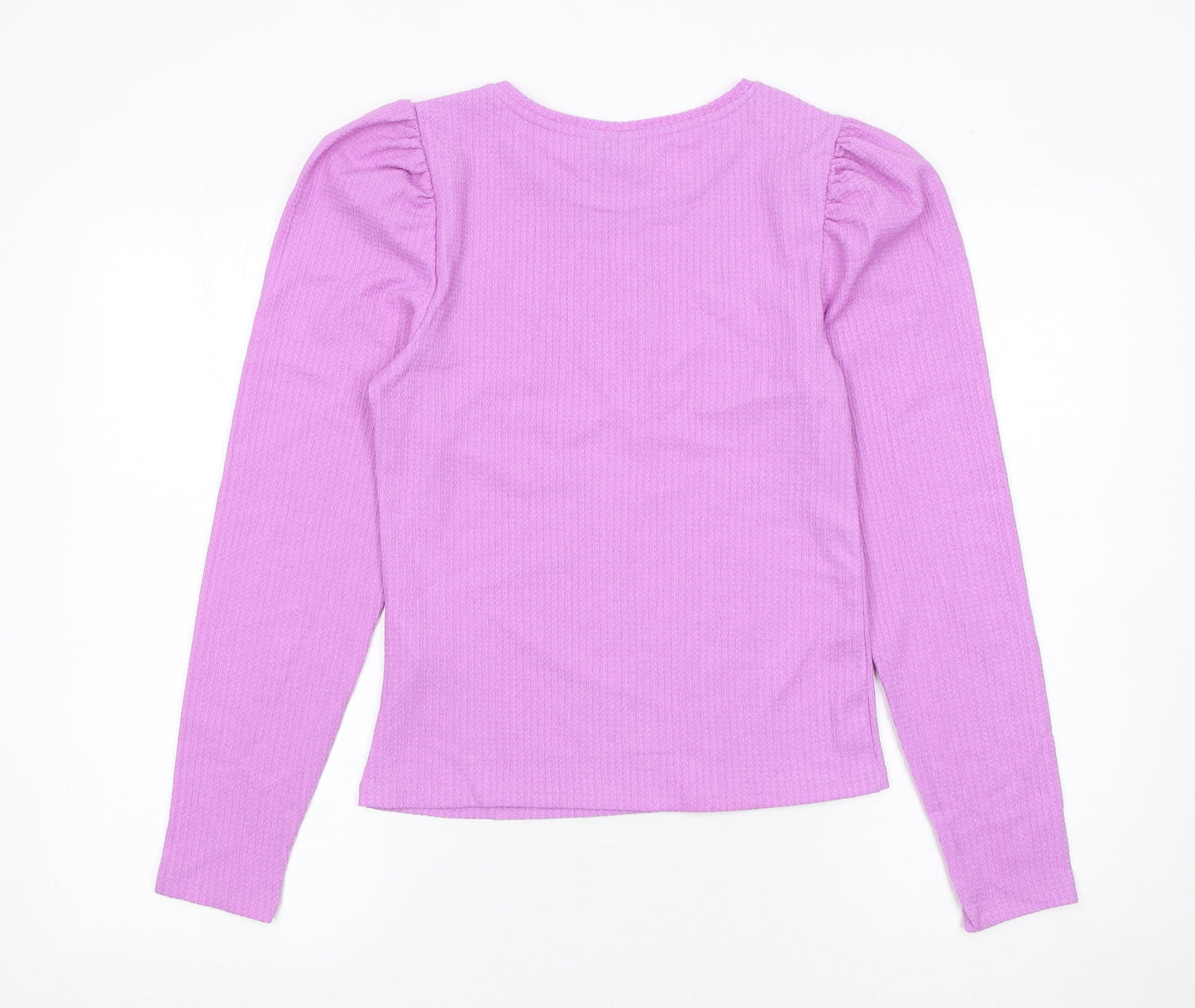 Vero Moda Women’s Purple Puff Sleeve Long Sleeve Knit Top Size S