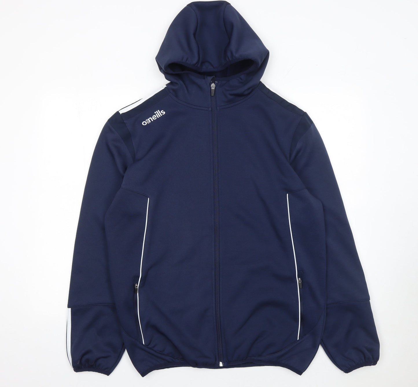 O'Neills Men's Blue Full Zip Hoodie Size M Sportswear