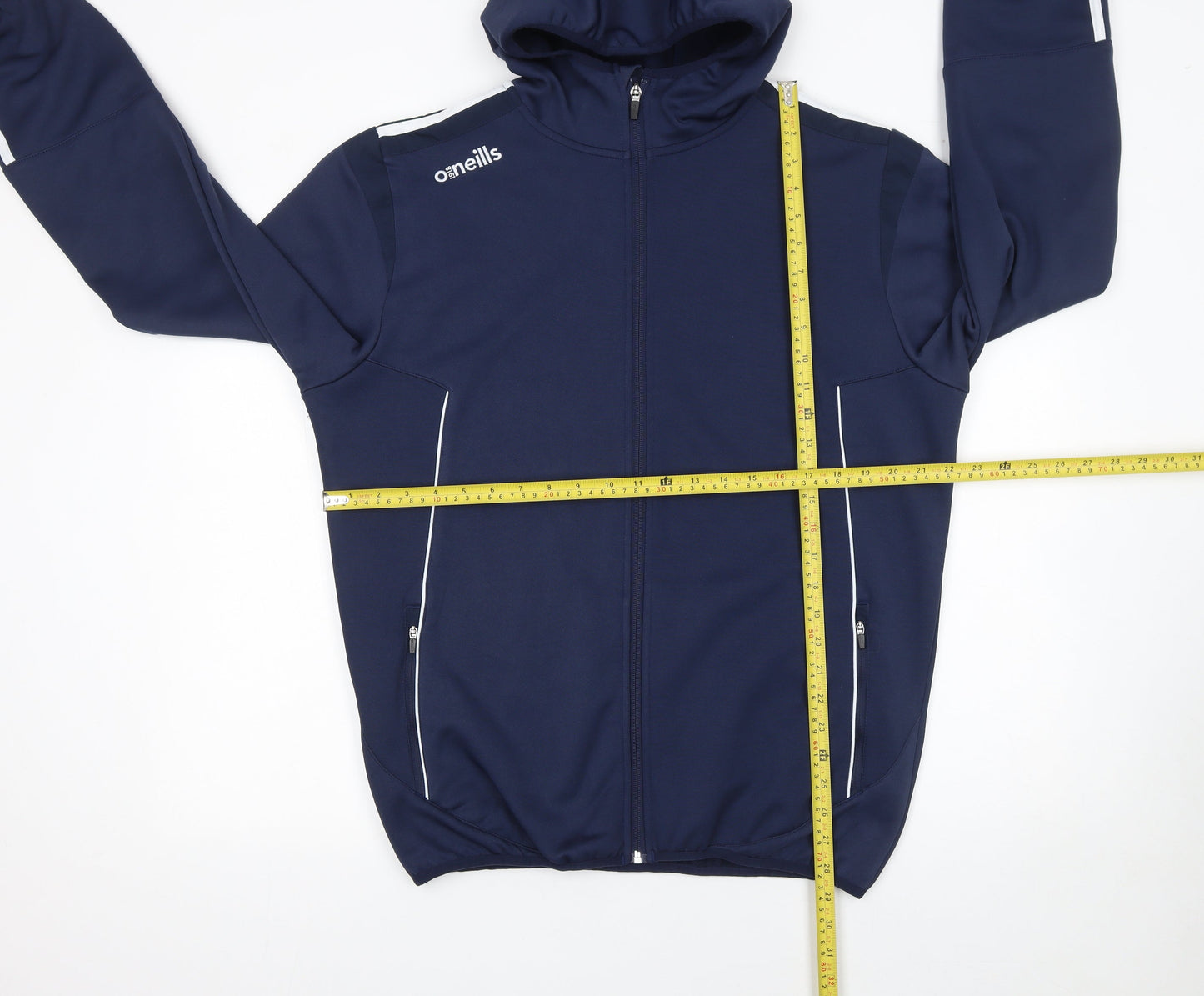 O'Neills Men's Blue Full Zip Hoodie Size M Sportswear