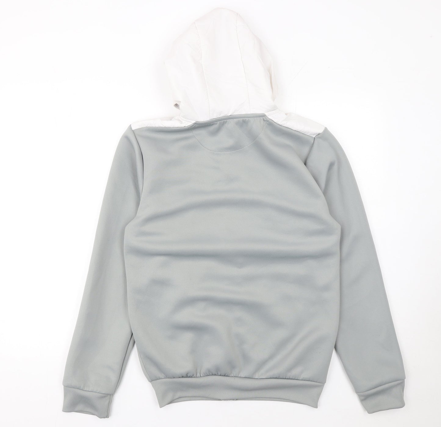 McKenzie Men's Grey Full Zip Hooded Sweatshirt Size S