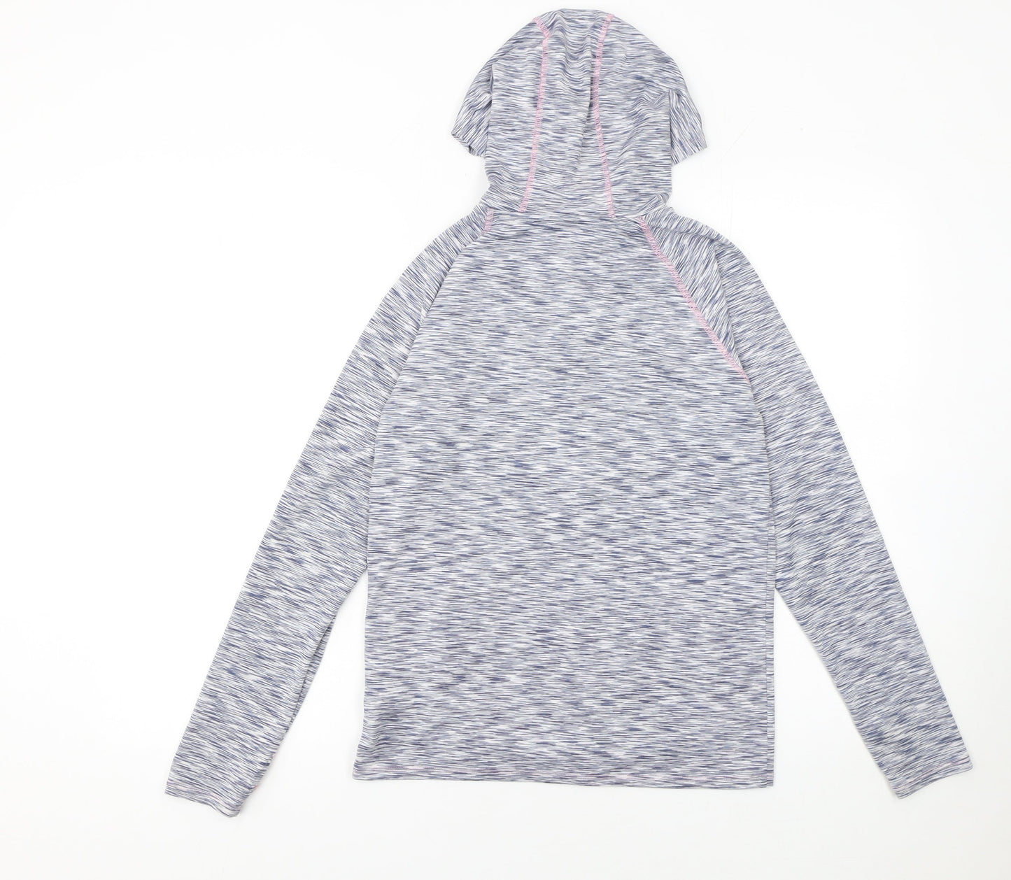 Young Dimensions Girls Grey Full Zip Active Hoodie 12-13 Years