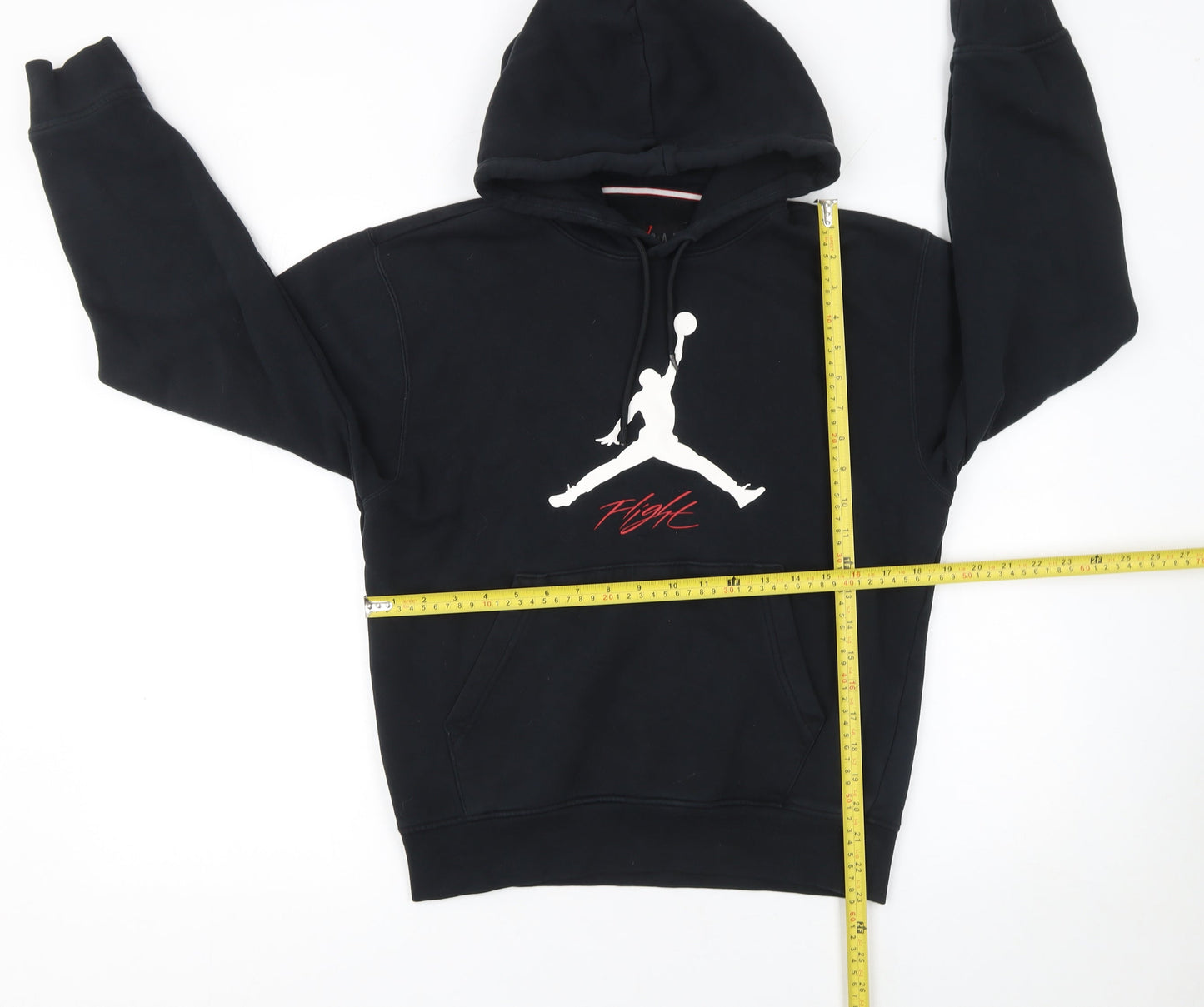 Jordan Men's Black Pullover Hoodie XS Fleece Graphic Logo Sweatshirt