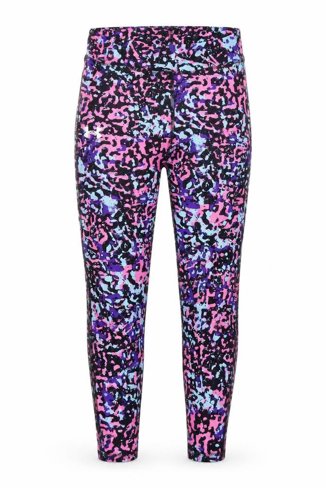 Under Armour Girls Multicoloured Ankle Leggings Size 146 Slim Fit Activewear