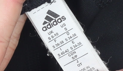 Adidas Women's Black Climalite Capri Leggings Size S 8-10 Moisture Wicking Activewear