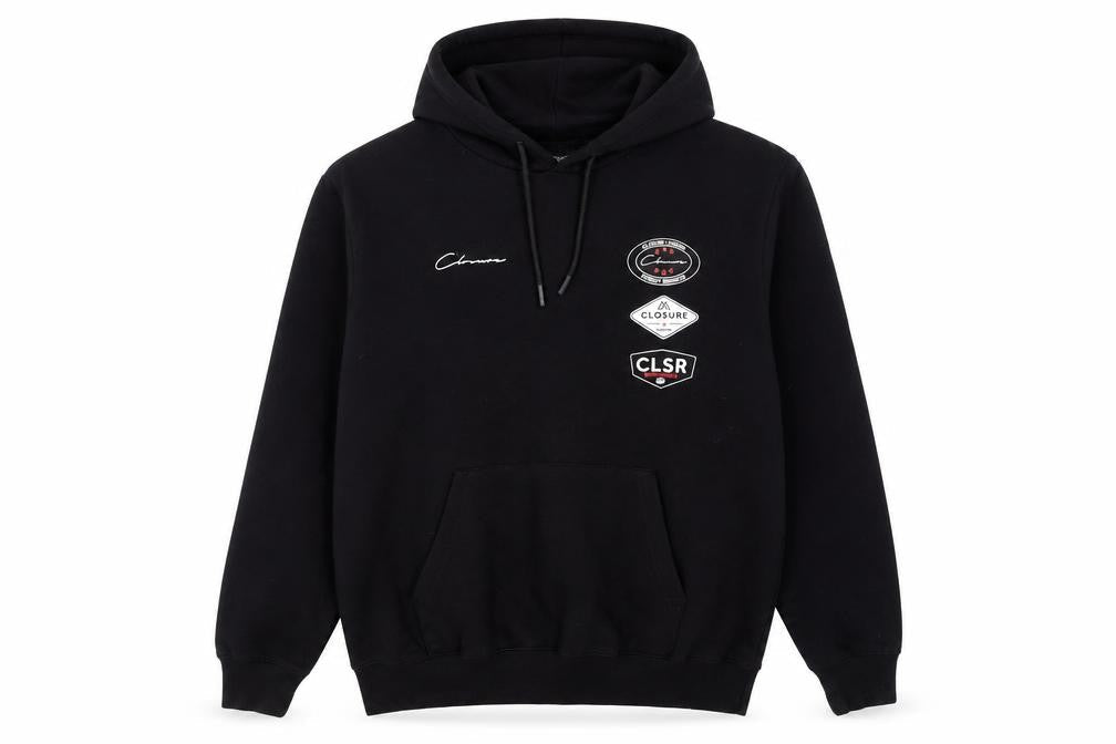 Closure LDN Men's Black Pullover Graphic Hoodie Size M