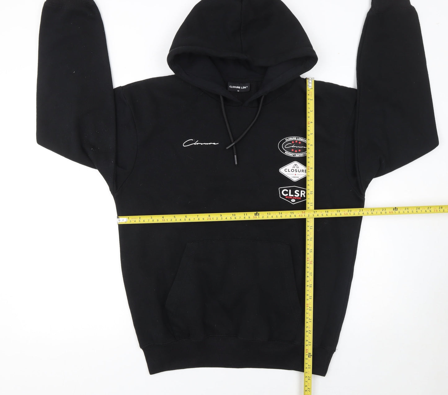 Closure LDN Men's Black Pullover Graphic Hoodie Size M