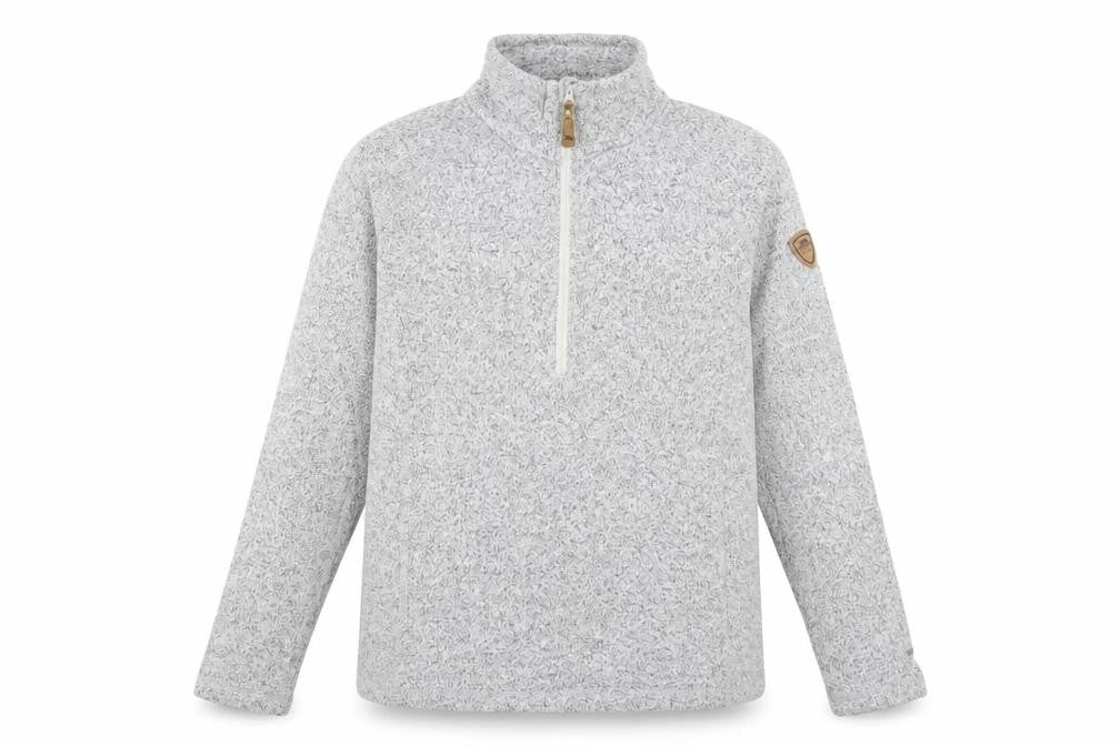 Trespass Women Grey 1/4 Zip Fleece Pullover Sweatshirt Size L UK14