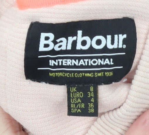 Barbour International Womens Beige Size 8 Pullover Sweatshirt