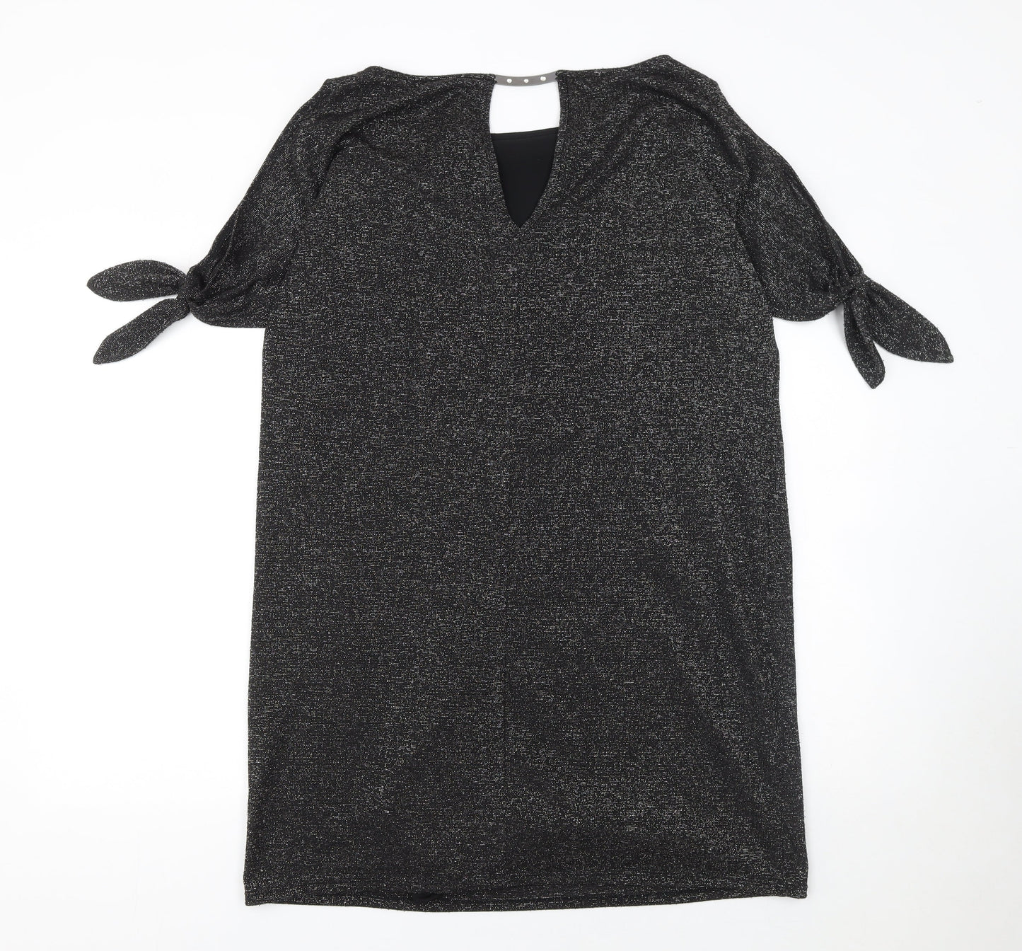 Dorothy Perkins Women's Black Size 14 Shift Party Dress