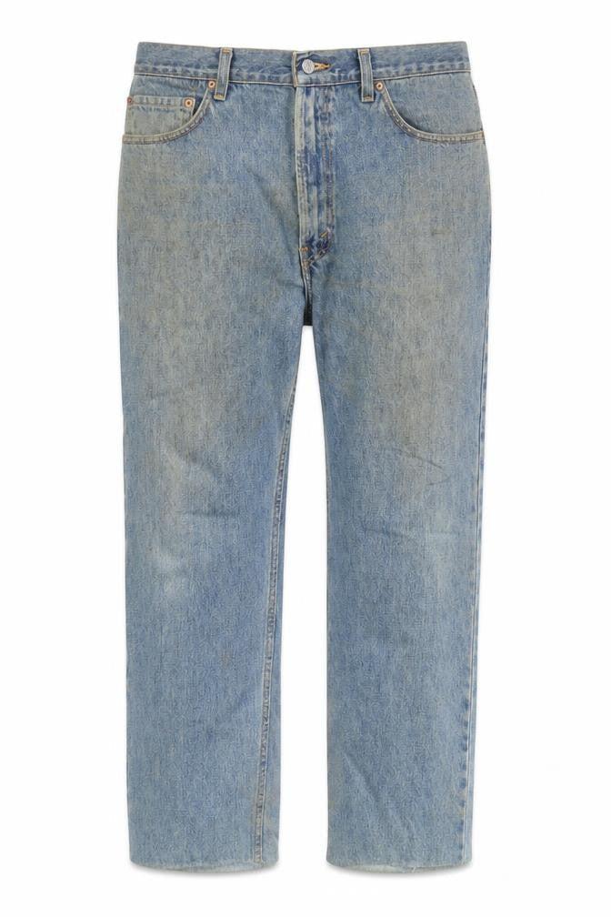 Levi's Men's Blue 505 Regular Fit Straight Denim Jeans 36x30