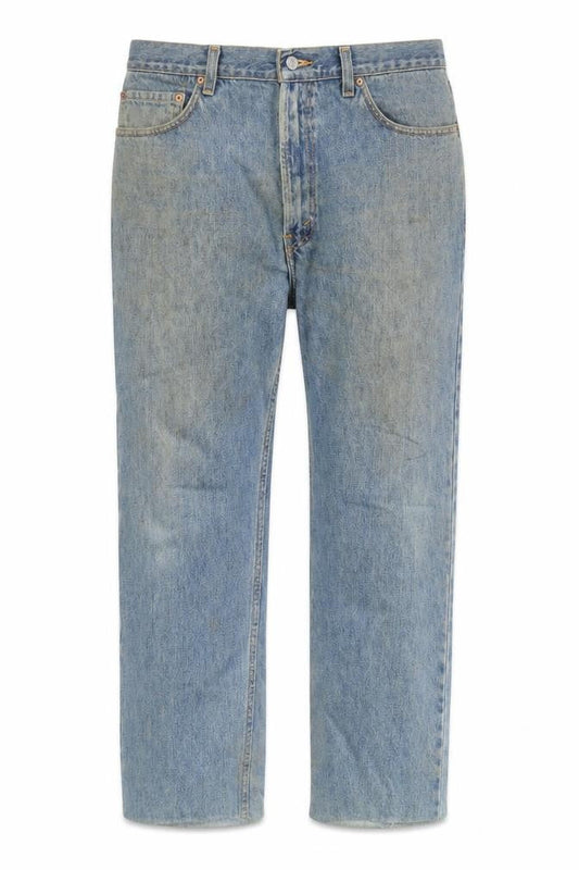 Levi's Men's Blue 505 Regular Fit Straight Denim Jeans 36x30