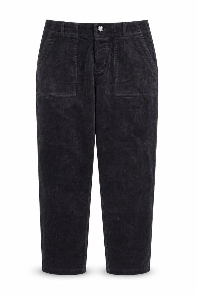 Rupert & Buckley Women's Black Corduroy Chino Trousers Size 16