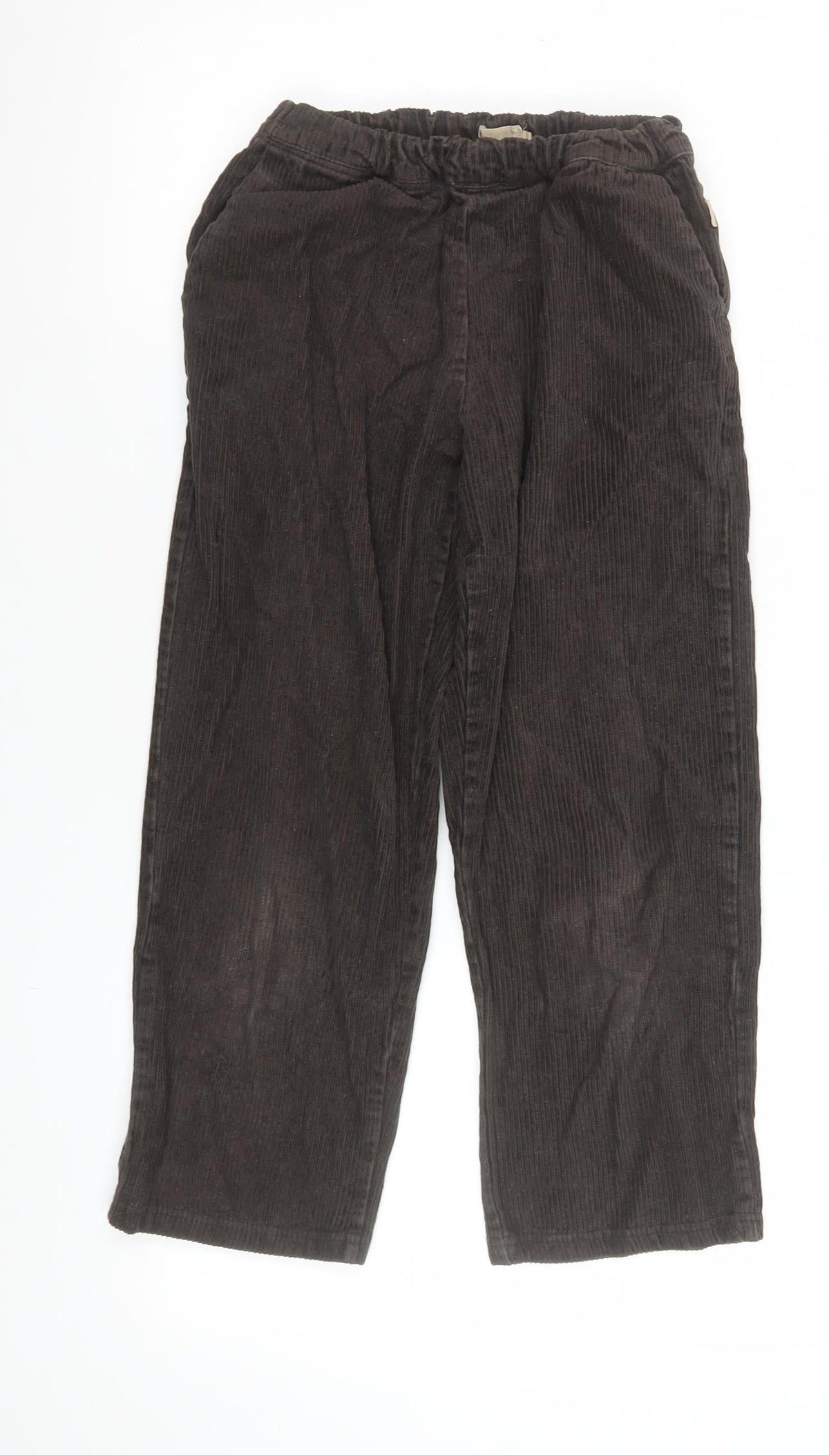 Wheat Boys Brown Corduroy Chino Trousers 8 Years Elastic Waist Winter