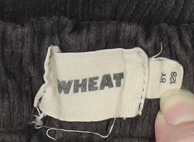 Wheat Boys Brown Corduroy Chino Trousers 8 Years Elastic Waist Winter