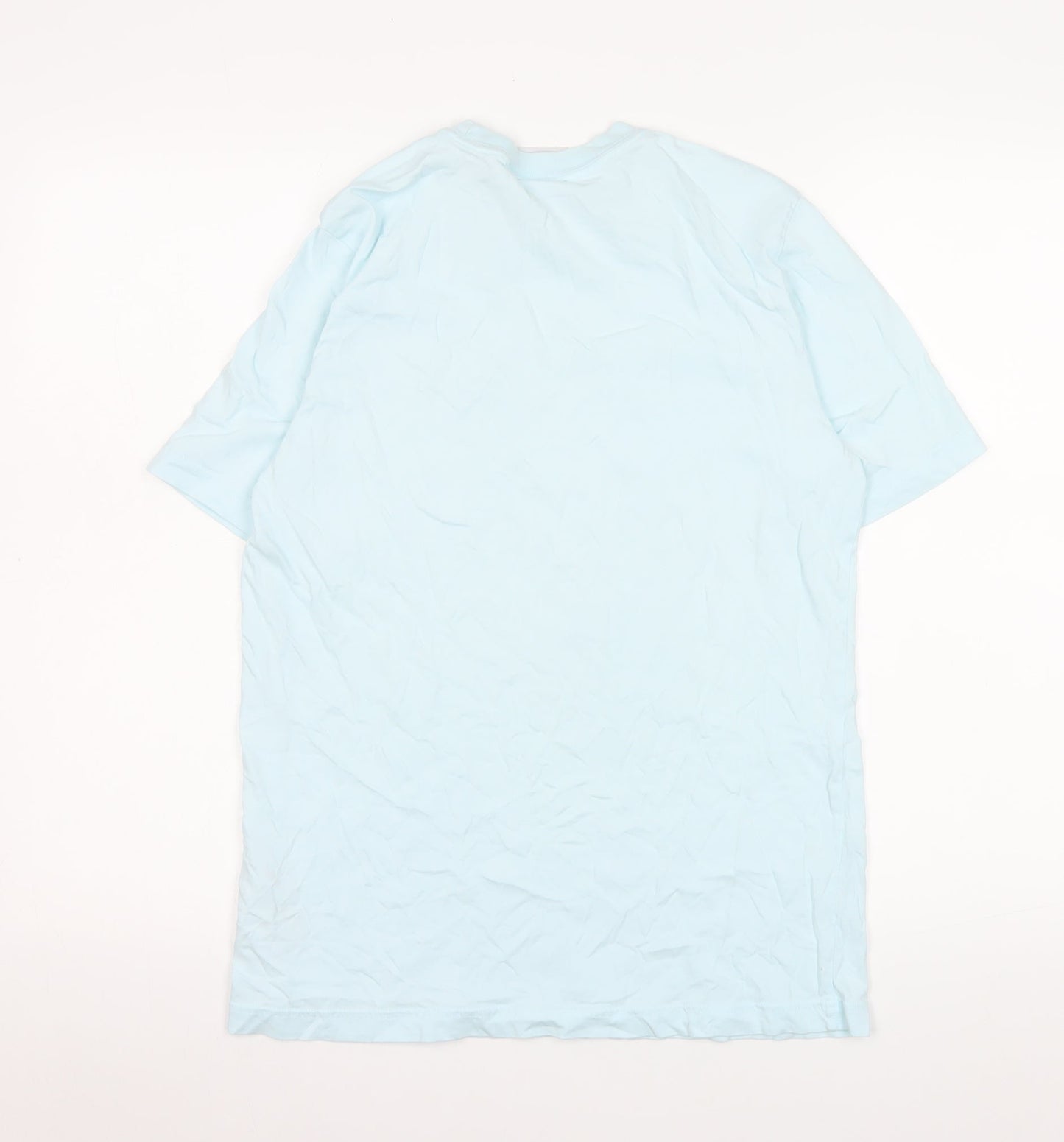 adidas Women's Blue Basic Crew Neck Cotton T-Shirt Size S