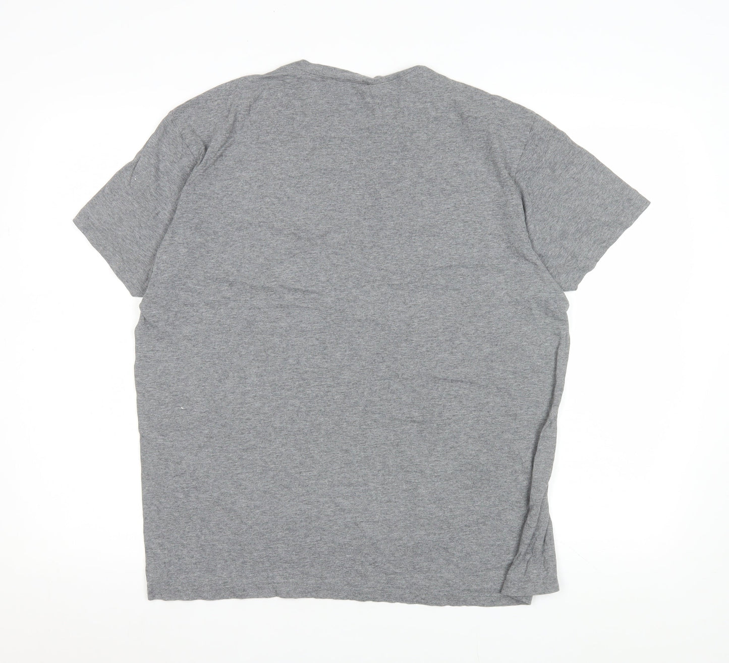 Domyos Men’s Grey Training Original Cotton T-Shirt L Short Sleeve Sporty