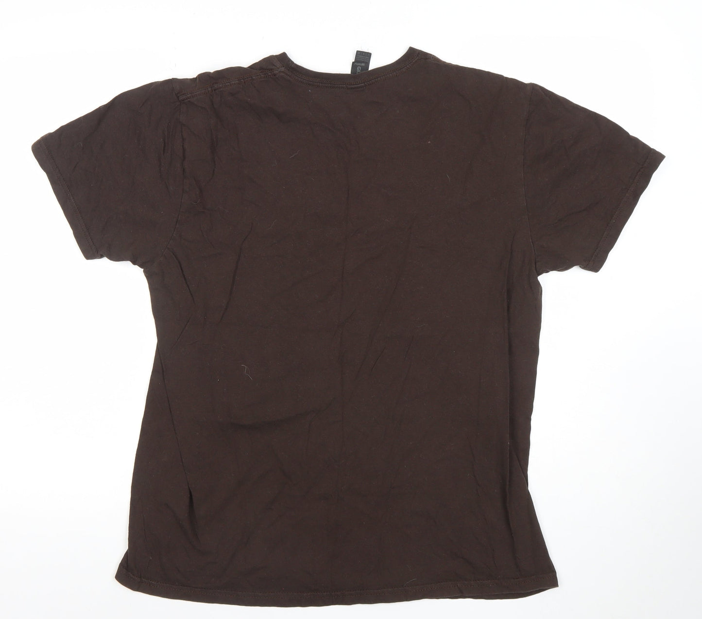 Gildan Women’s Brown Funny Quote Cotton T-Shirt Size L