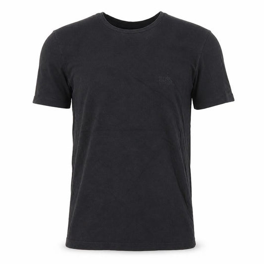 Hugo Boss Men's Black Crew Neck Cotton T-Shirt Size S
