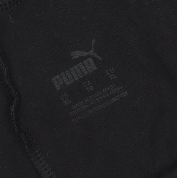 Puma Womens Black XL Stretch Leggings Activewear