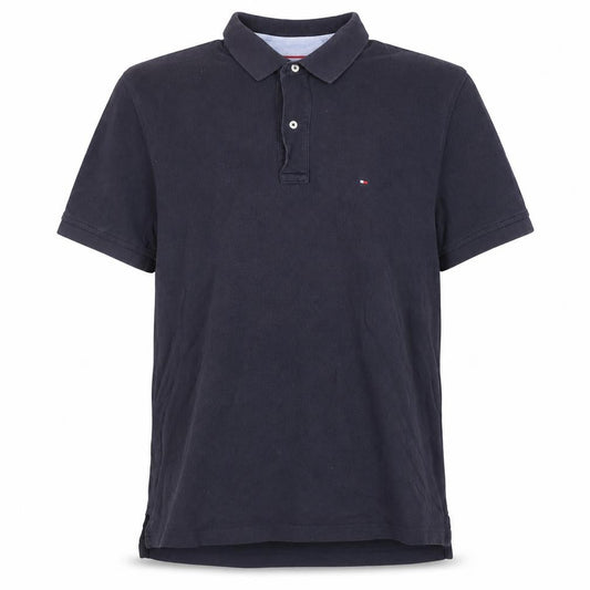Tommy Hilfiger Men's Black Polo Shirt XL Cotton Classic Fit