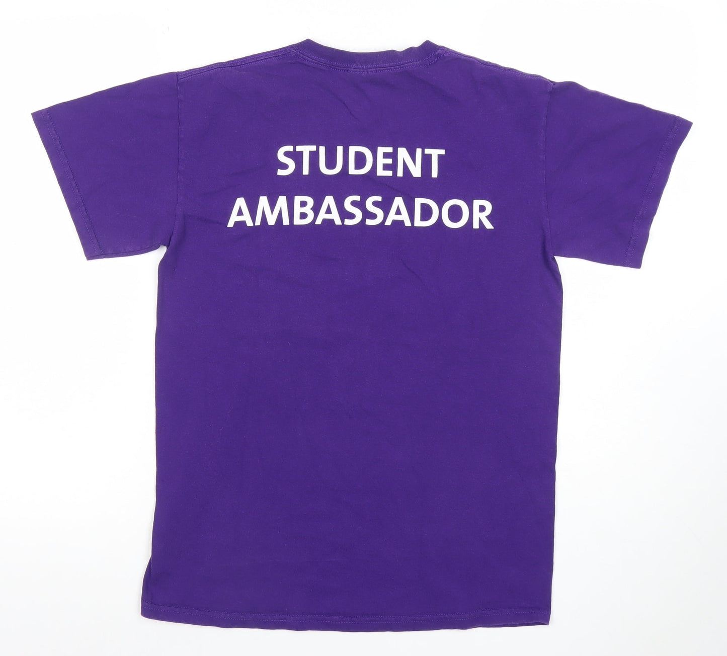 Gildan Unisex Purple University of Manchester T-Shirt Size S