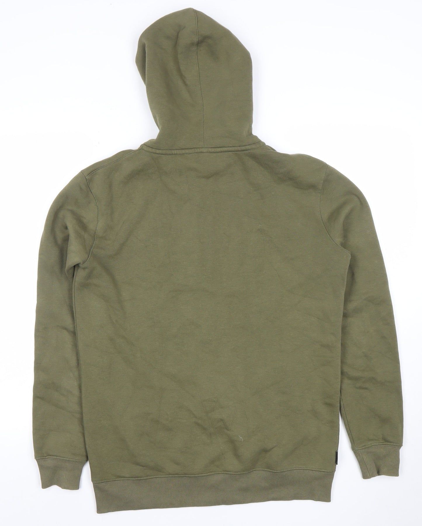 Gym King Men's Green Full Zip Hoodie Size S Logo Hooded Sweatshirt