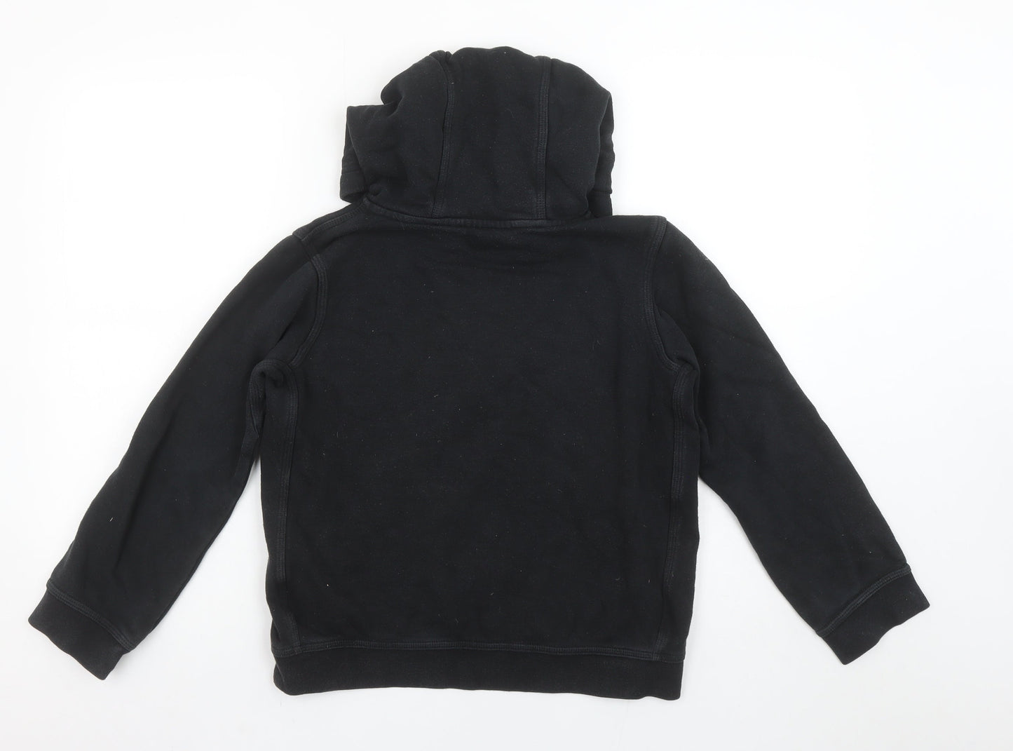 Nike Boys Black Pullover Hoodie Medium 100% Cotton Logo Sweatshirt