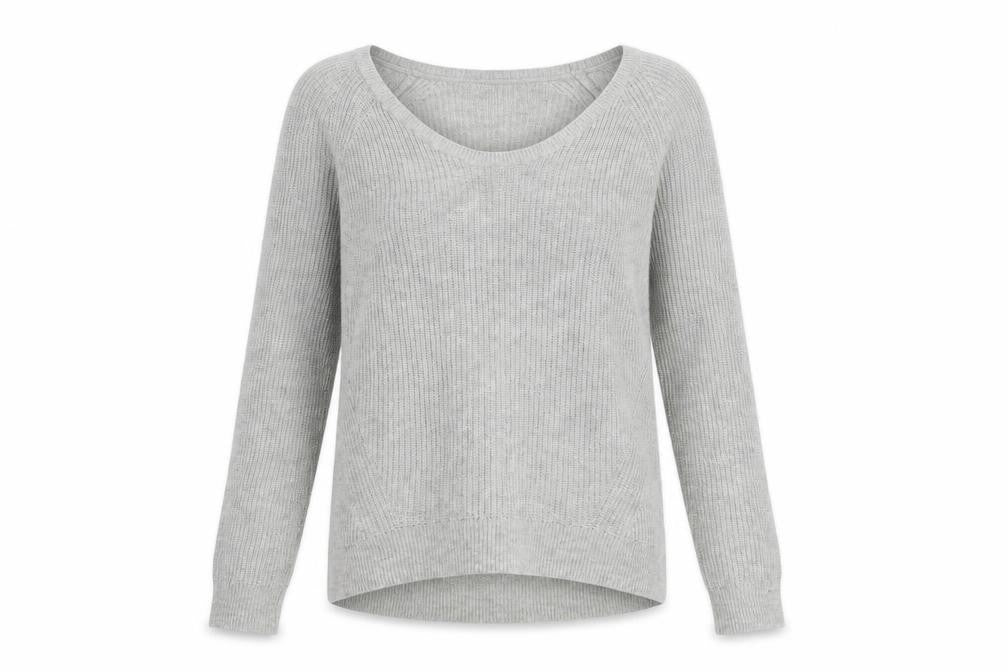 Gap Women’s Grey Merino Wool Blend Knit Jumper Size M