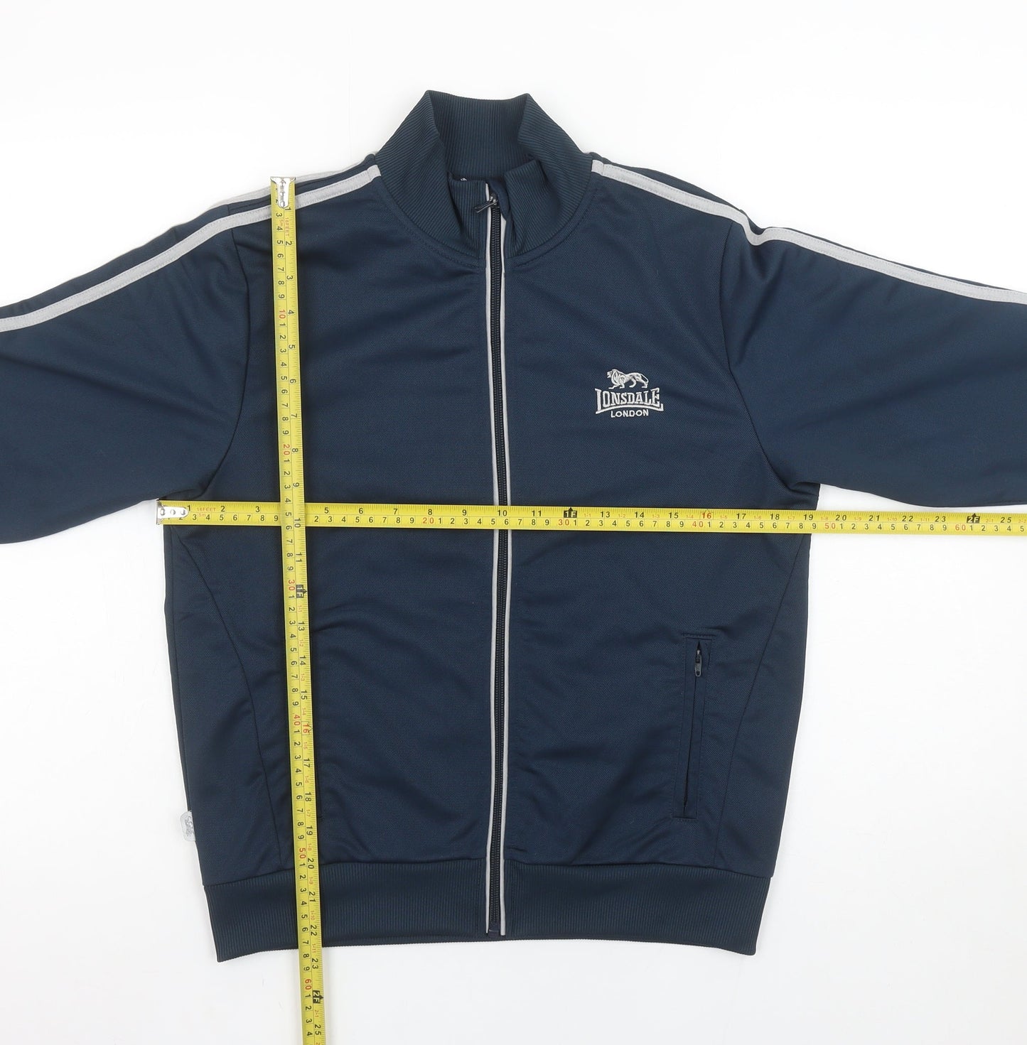 Lonsdale Boys Blue Full Zip Sweatshirt 13 Years Sports Track Top