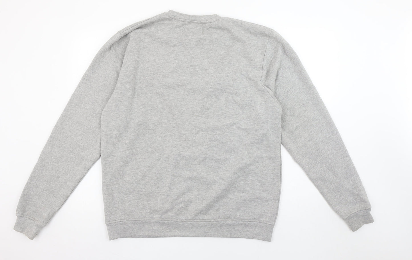 Kangol Mens Grey Logo Crew Neck Sweatshirt XL Cotton Blend