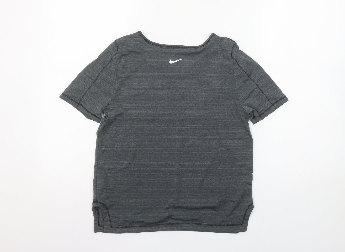 Nike Women’s Grey Dri-Fit Short Sleeve T-Shirt XS Athletic Tee