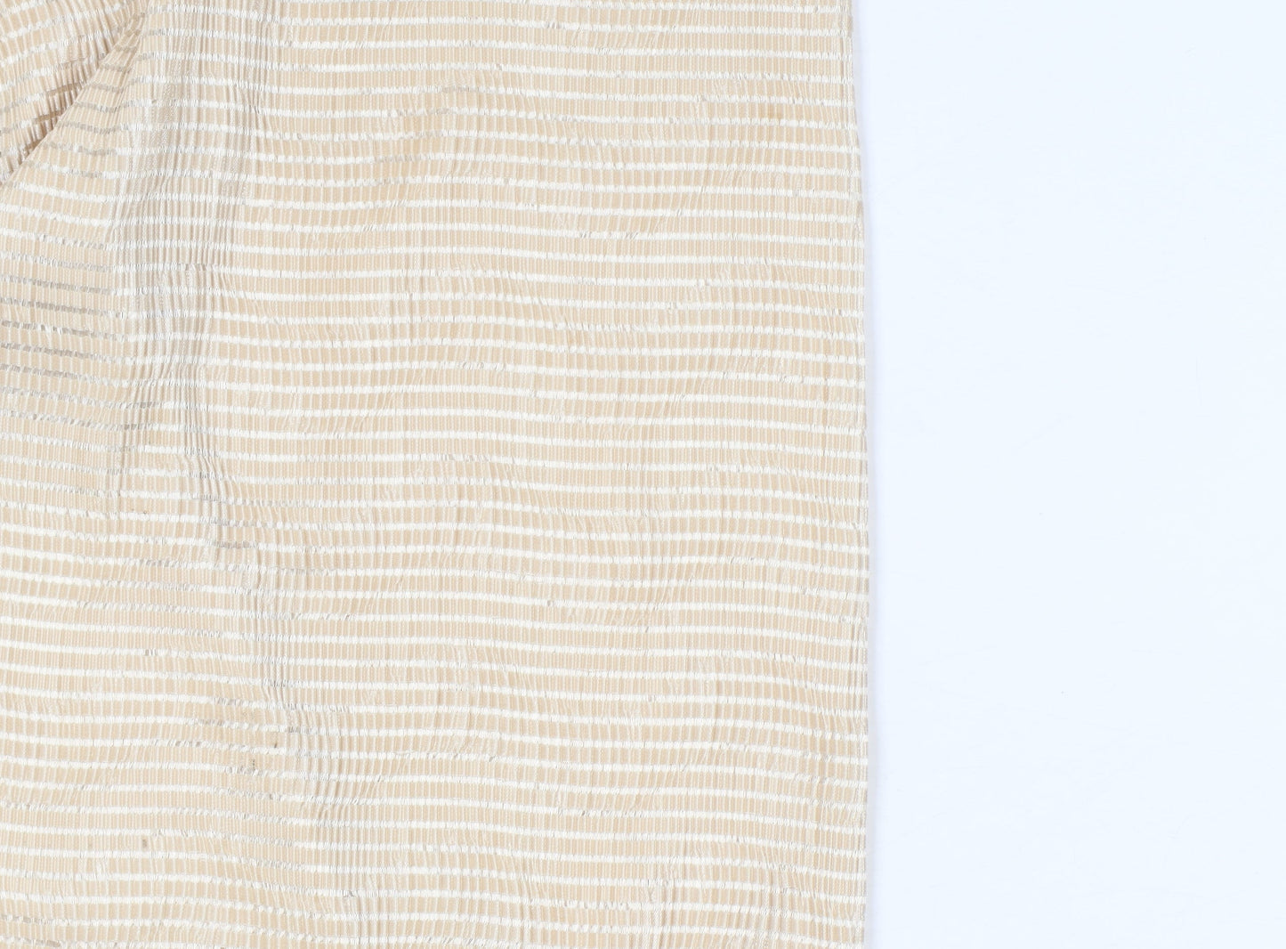 Elvi Women’s Beige Wide-Leg Trousers Size 12 Lightweight Polyester