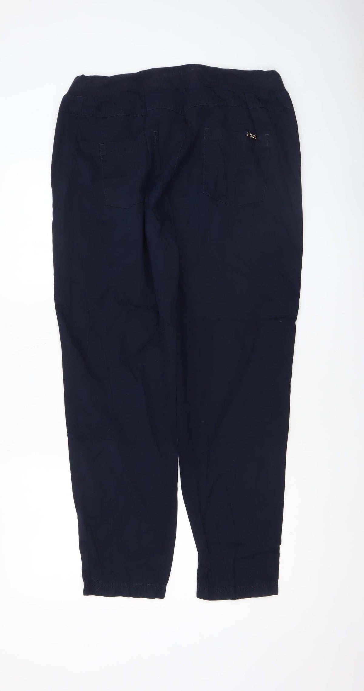 NOOM Women’s Blue Cotton Jogger Trousers Size 14