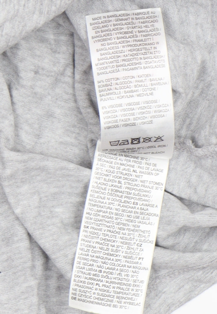 Slazenger Men's Grey XS Crew Neck Short Sleeve T-Shirt