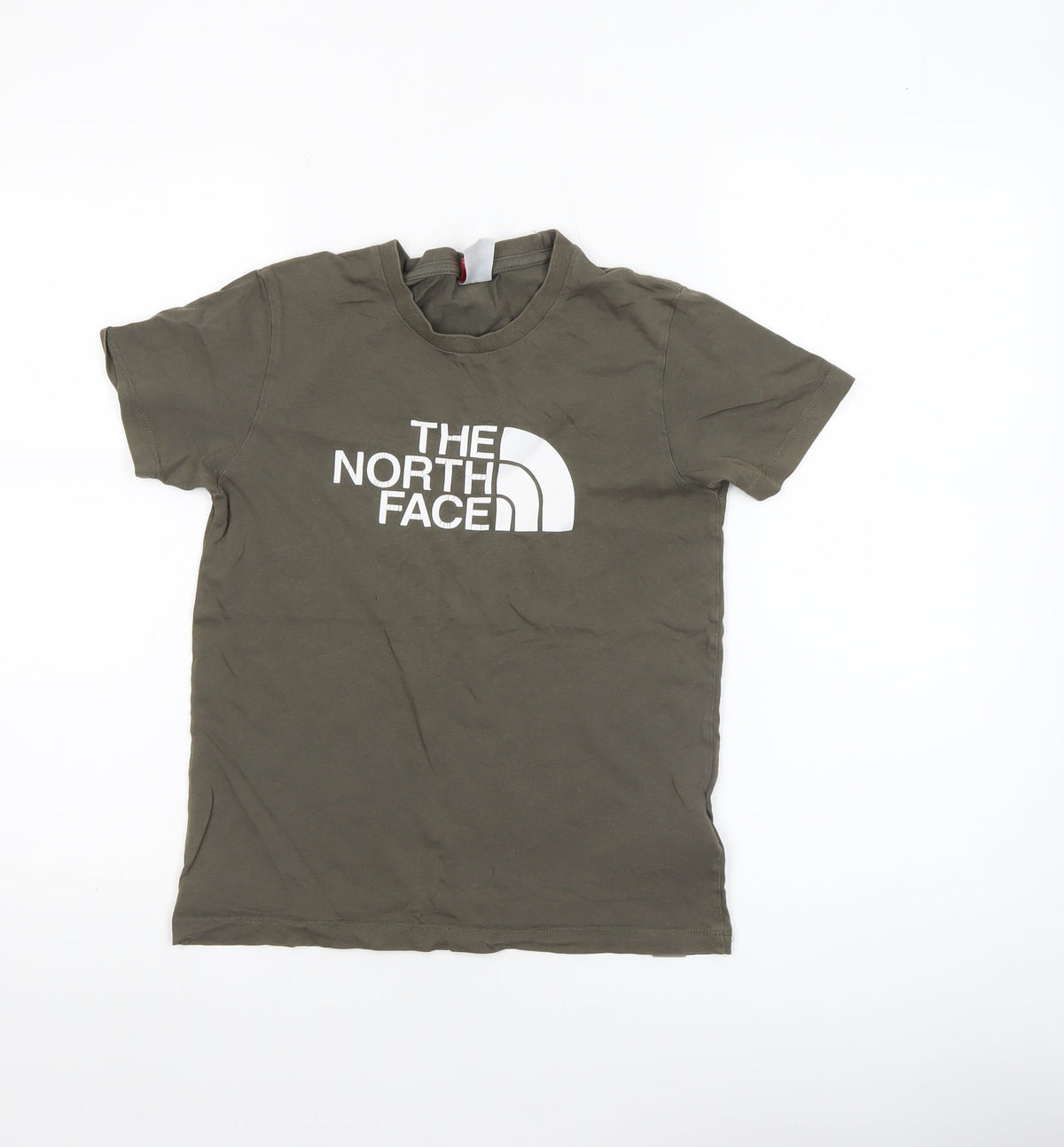 The North Face Boys Green Medium Logo Cotton Short Sleeve T-Shirt