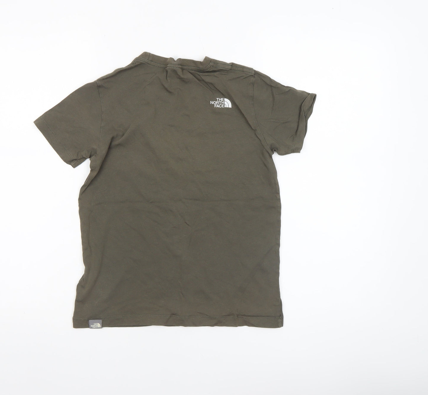The North Face Boys Green Medium Logo Cotton Short Sleeve T-Shirt
