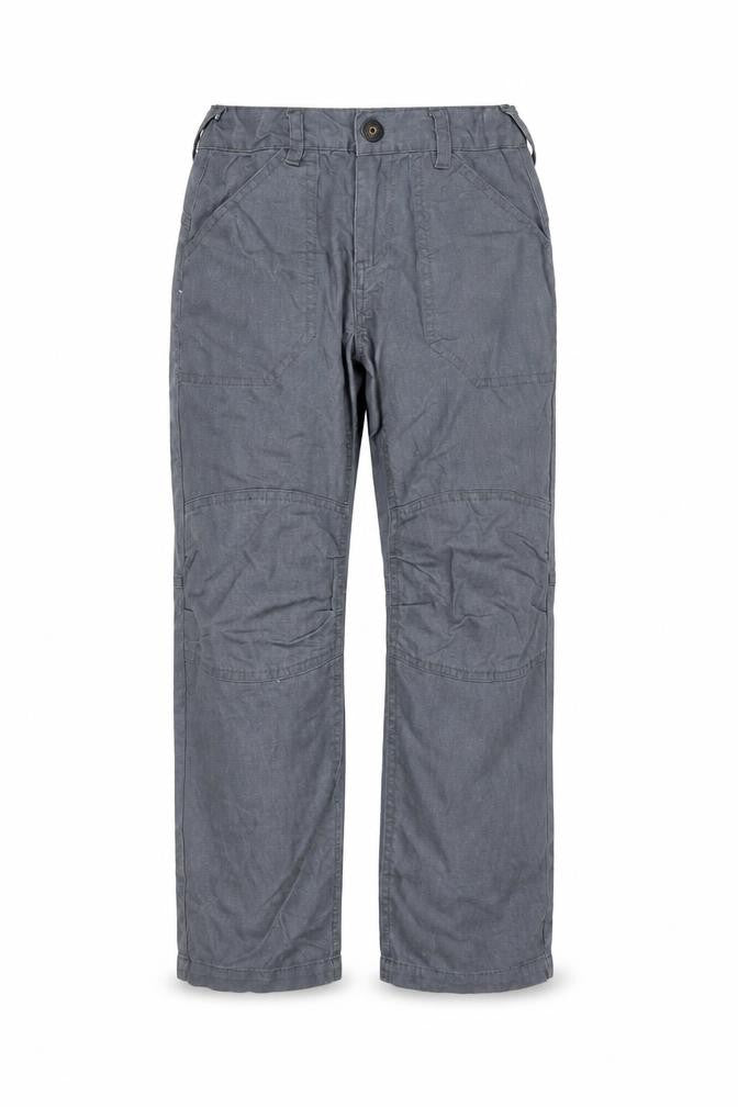 NAME IT Boys Grey Cargo Trousers 5 Years Regular Fit Cotton Blend